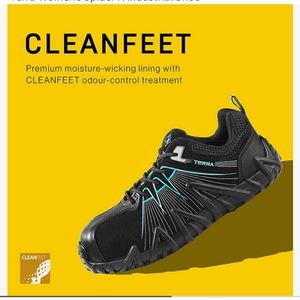 Terra spider X Industrieal black aqua women shoes size 6.5